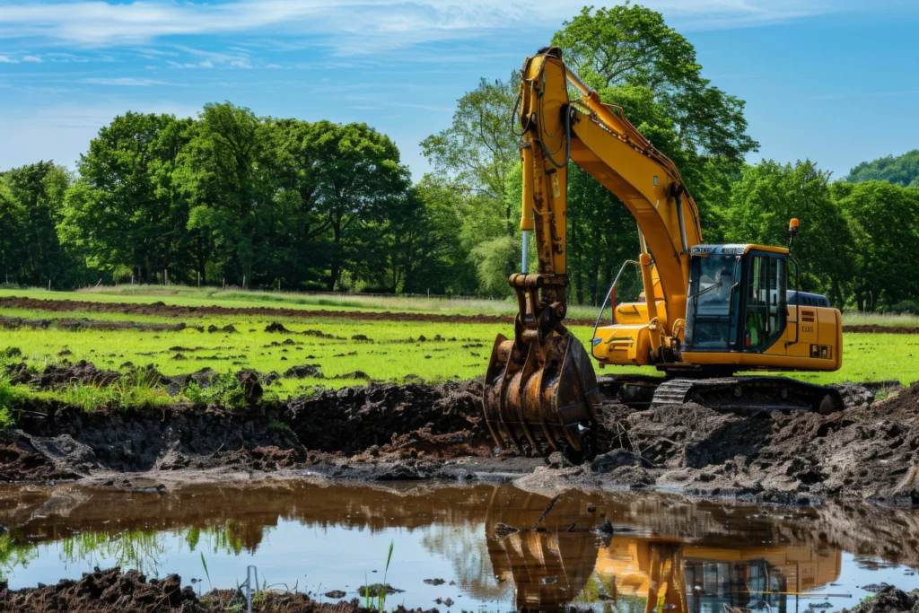 pond excavation
